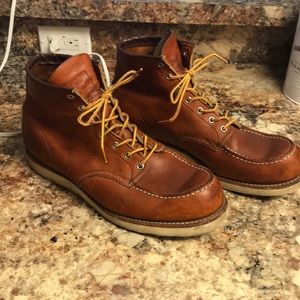 red wing 875 worn